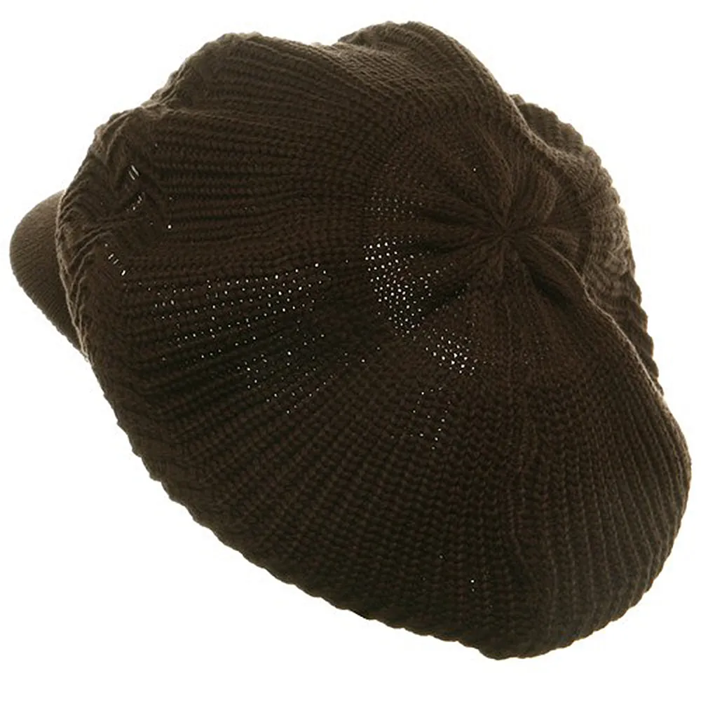 Crown Plain Beanie Visor