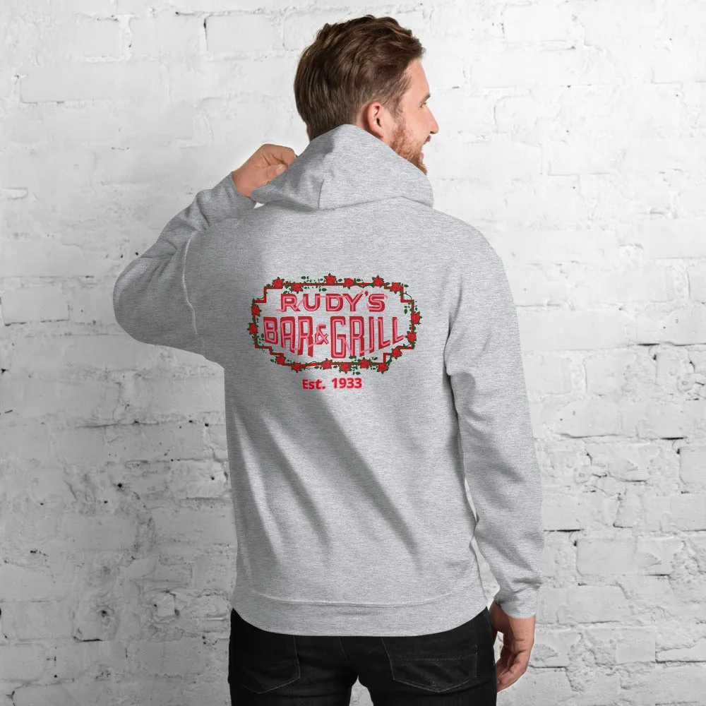 Cupid Pig   Valentine's Neon Sign Hoodie