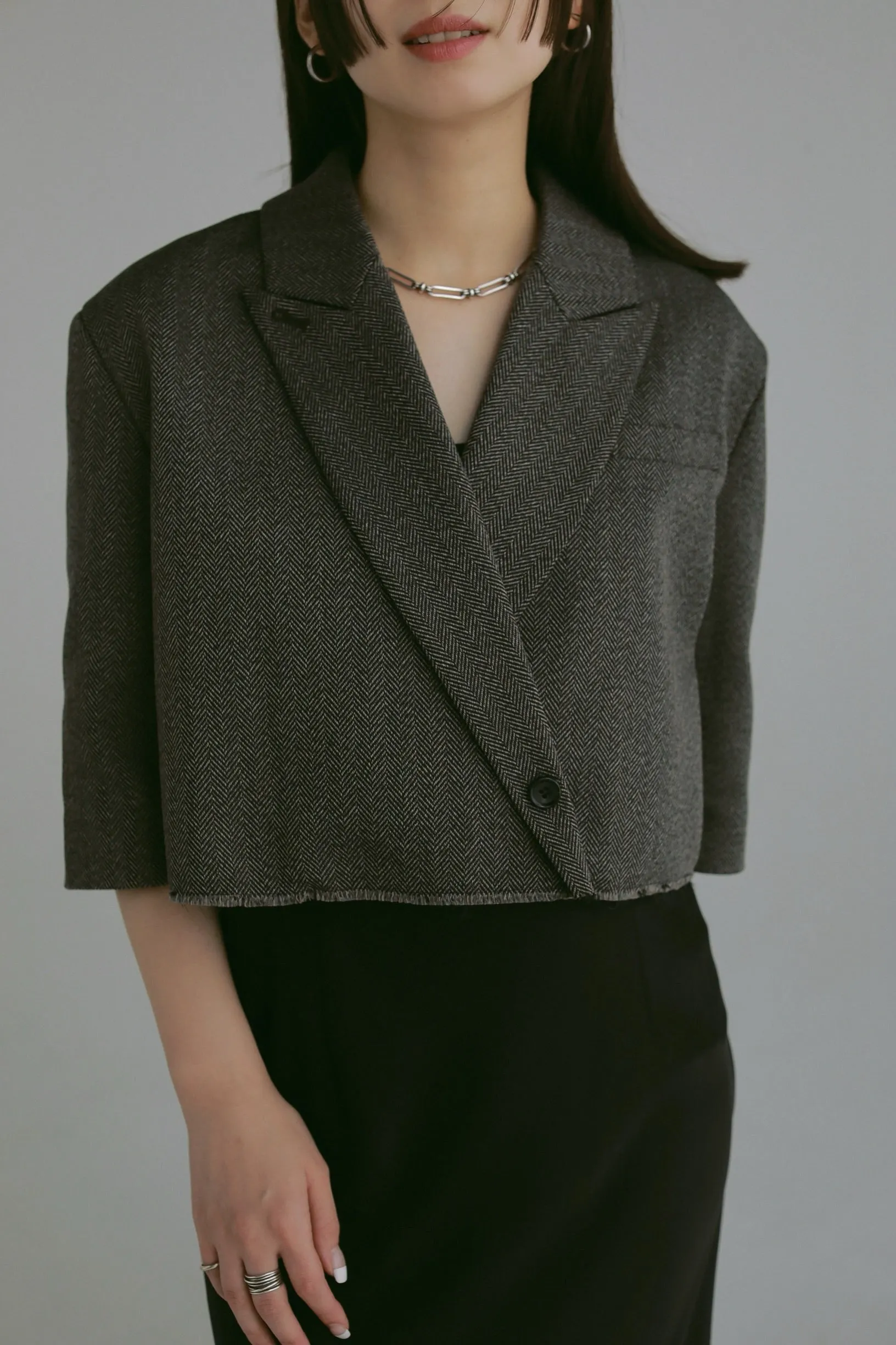 cutoff cropped jacket