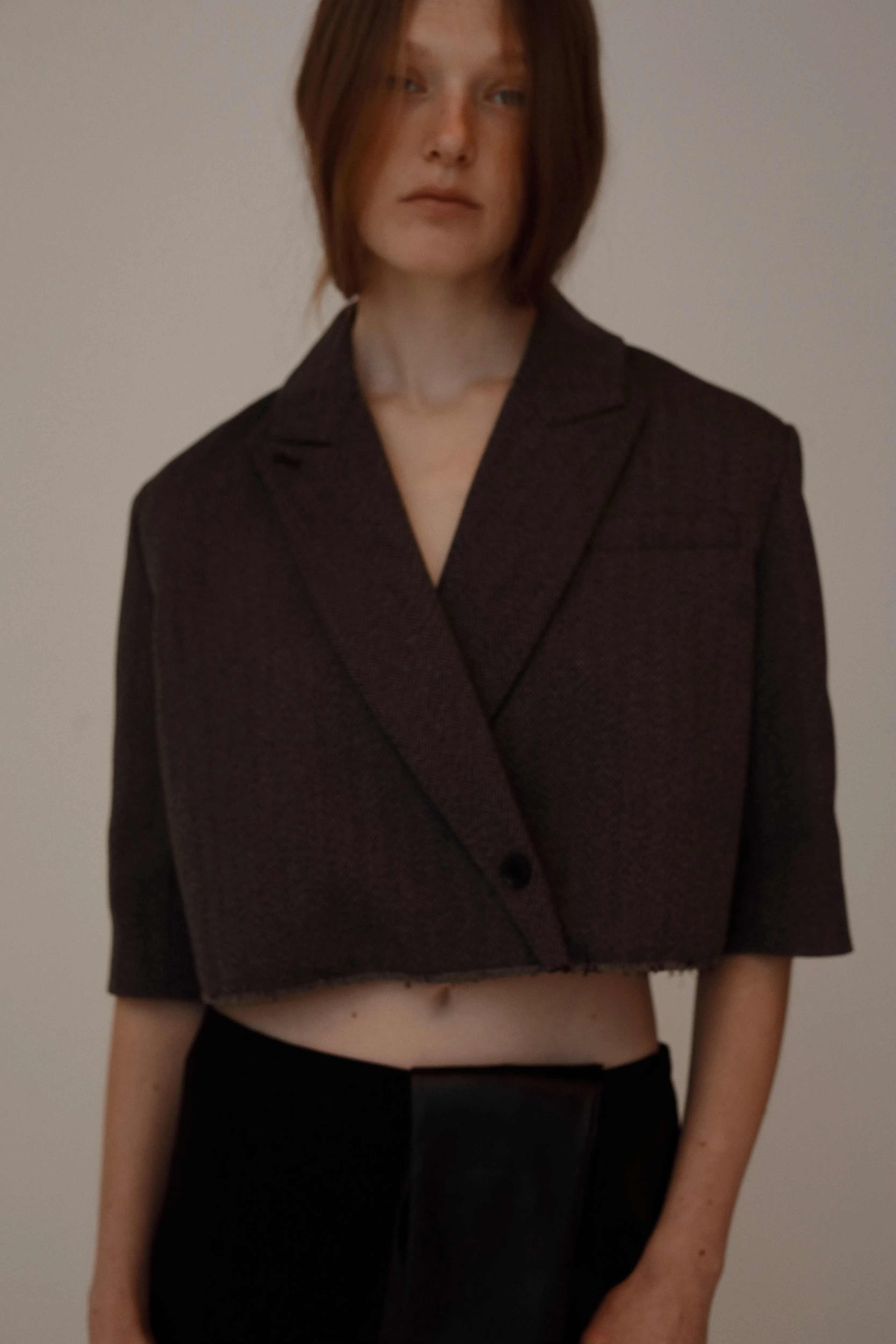 cutoff cropped jacket