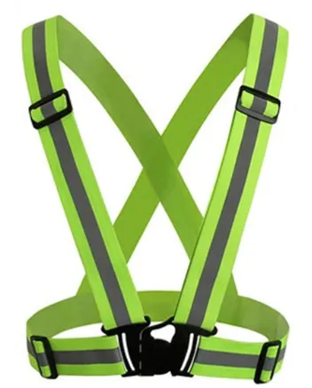 Danger Zone Neon Reflective Buckle Vest