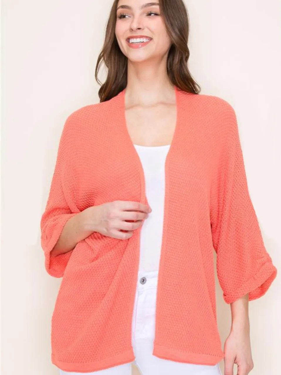 Davina Cardigan - Coral