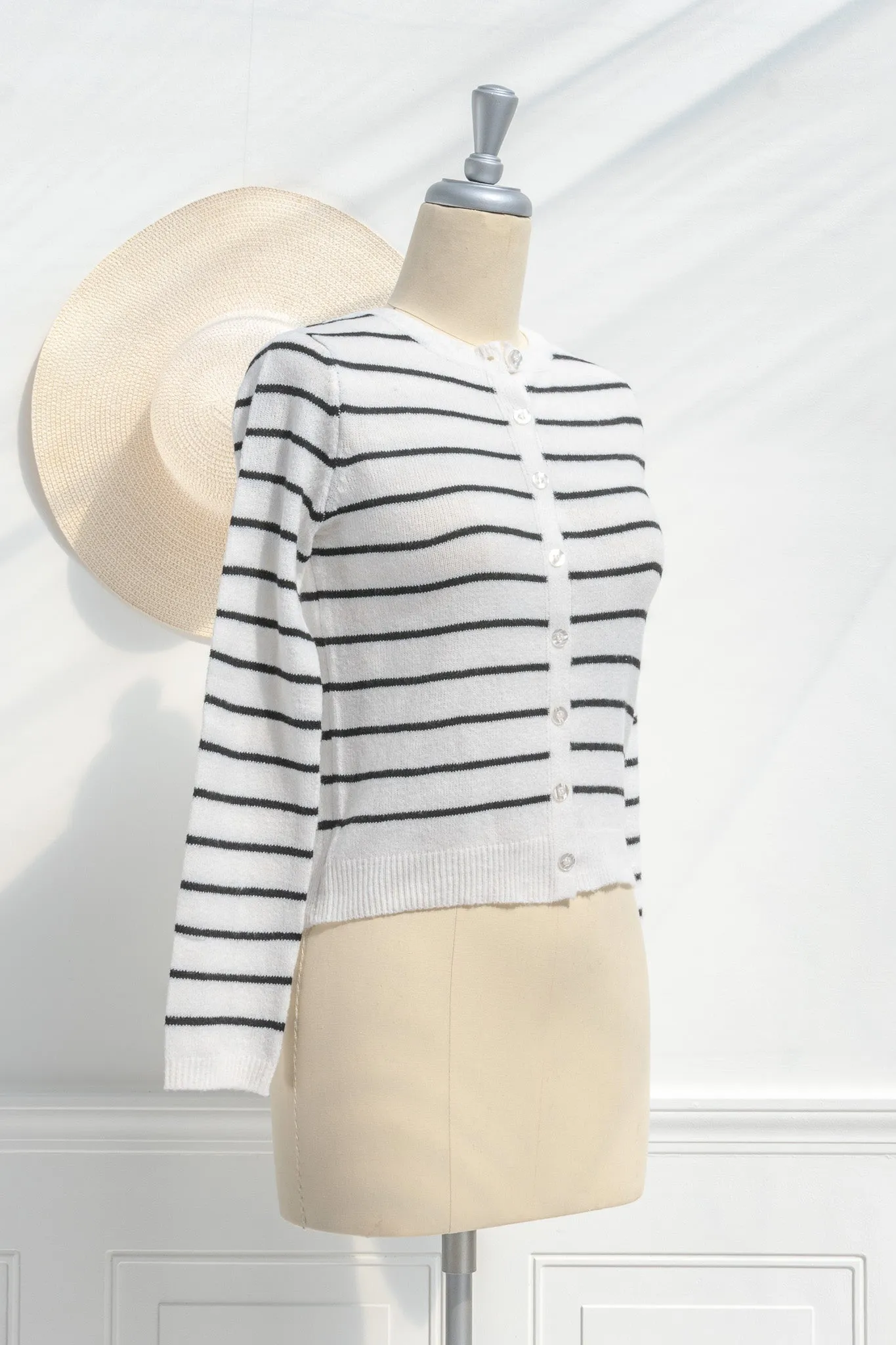 Deauville Striped Cardigan