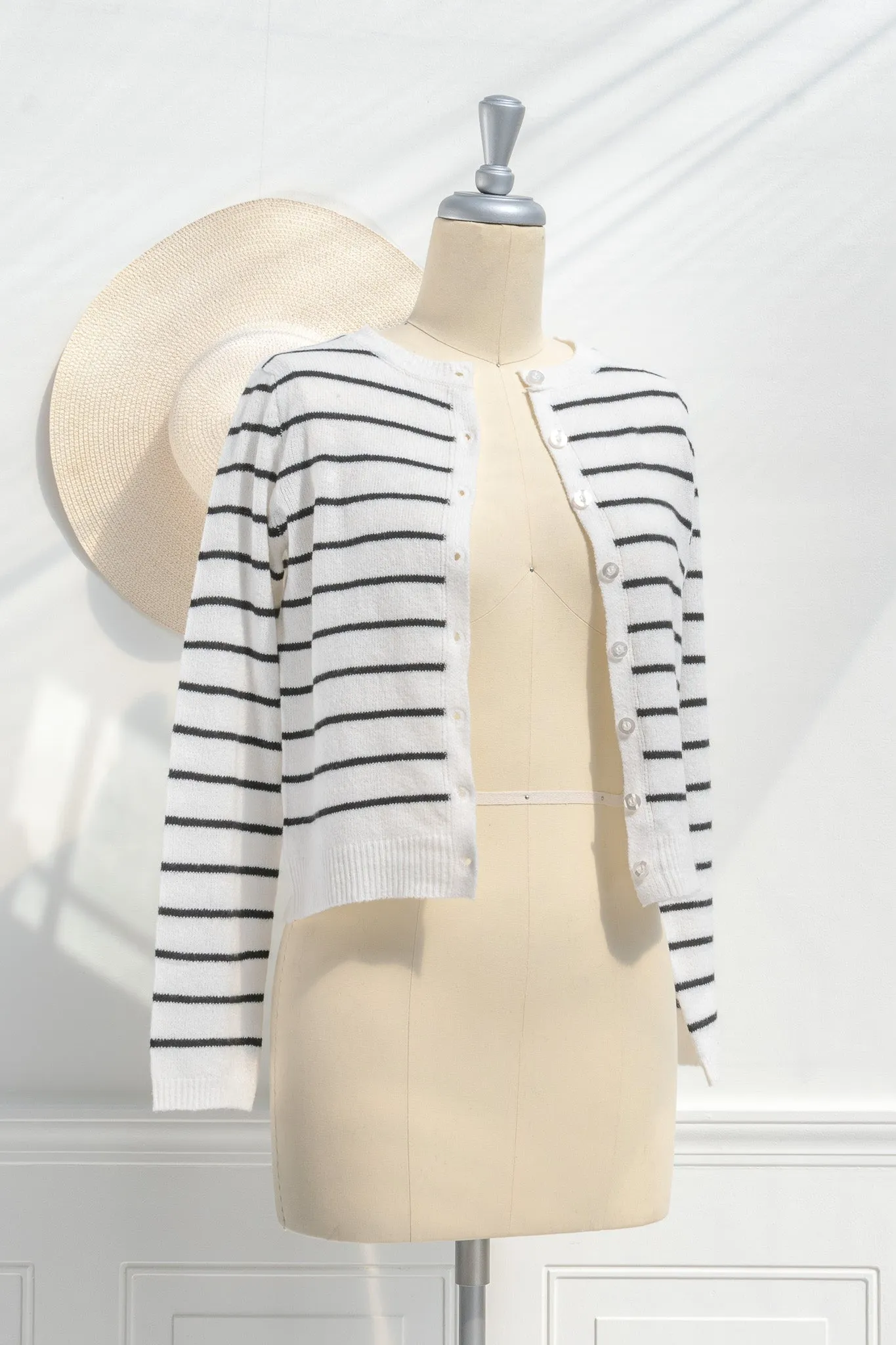 Deauville Striped Cardigan