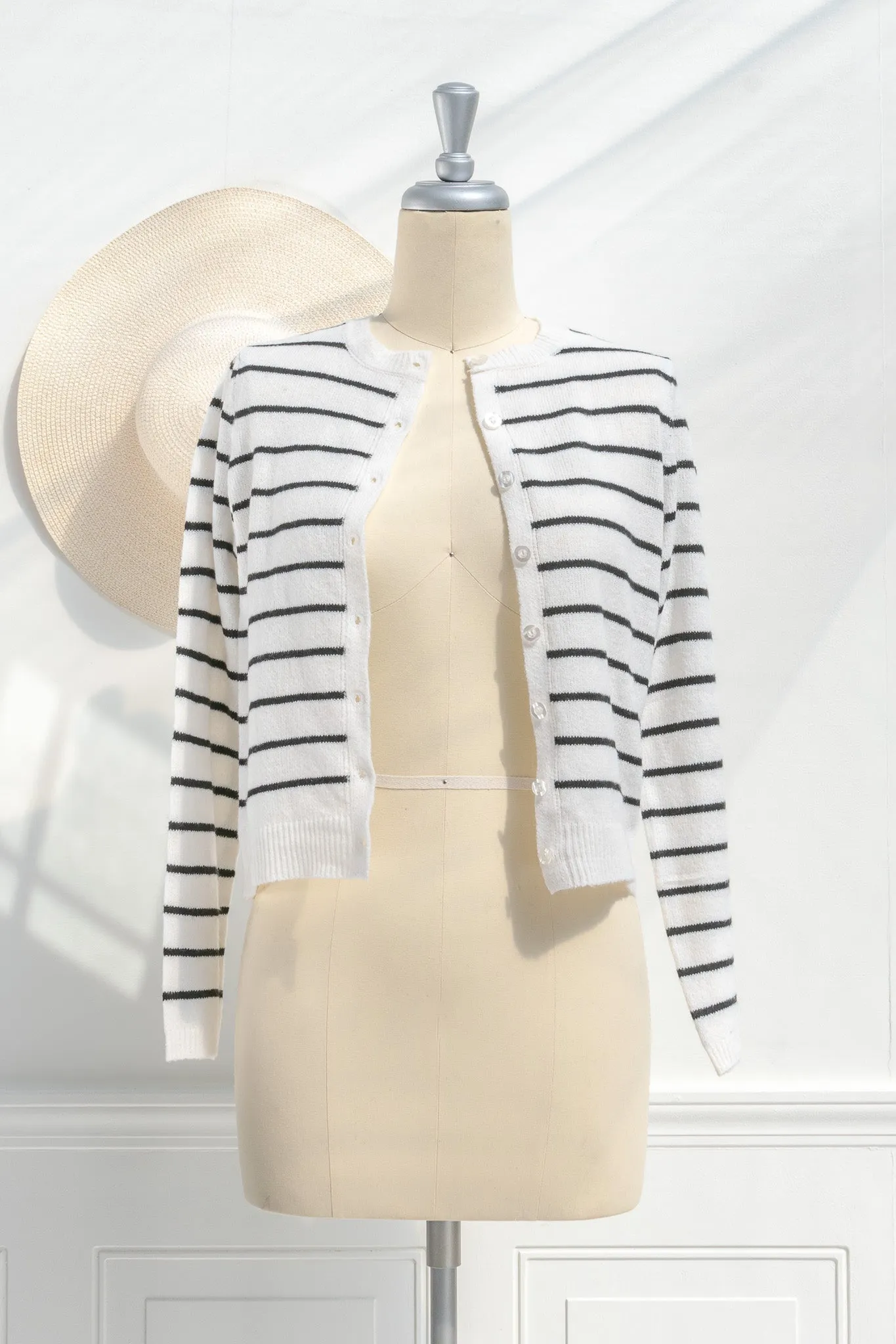 Deauville Striped Cardigan