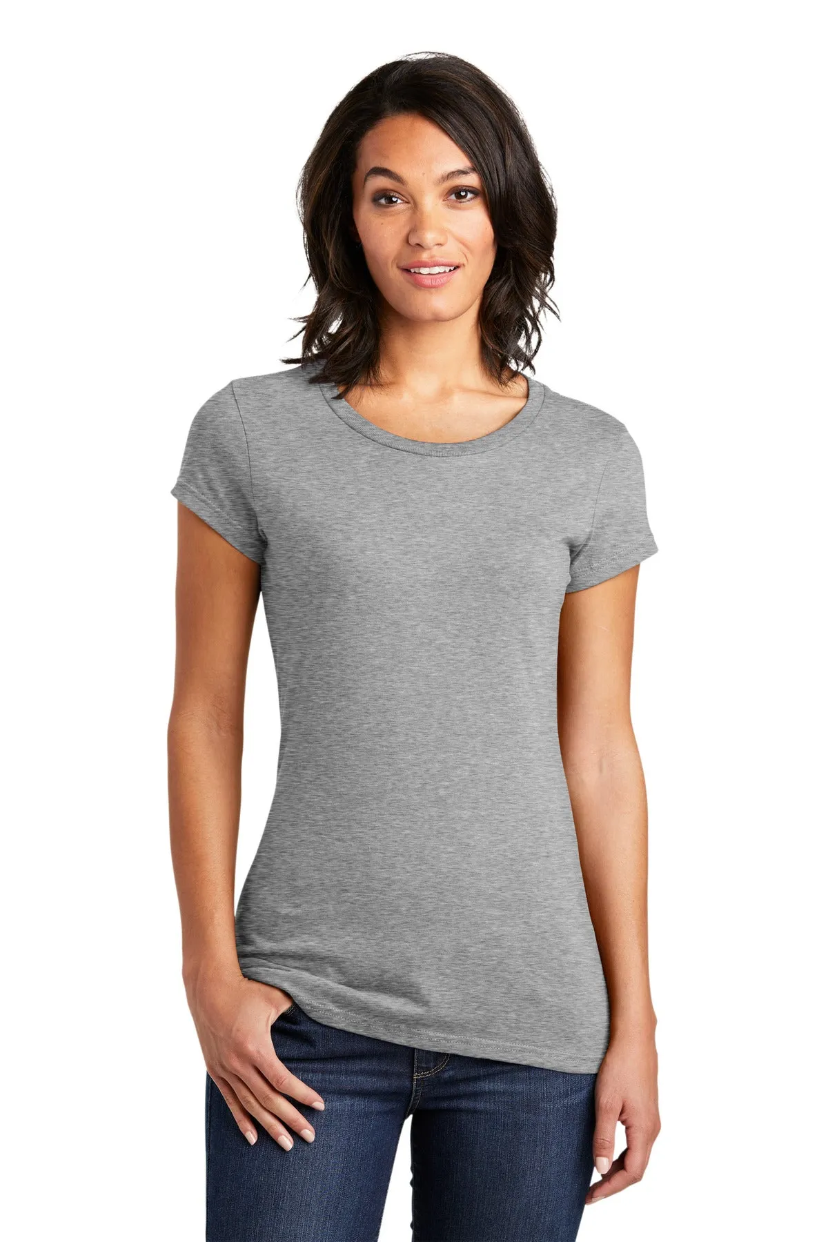 District Women's Fitted Very Important Tee. DT6001 1 of 3