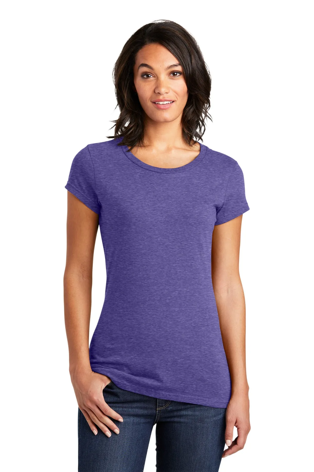 District Women's Fitted Very Important Tee. DT6001 1 of 3