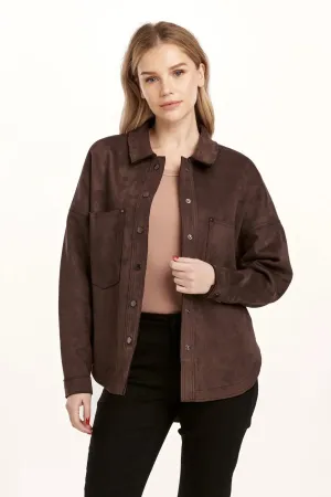 DJ Gina Jacket-Coffee