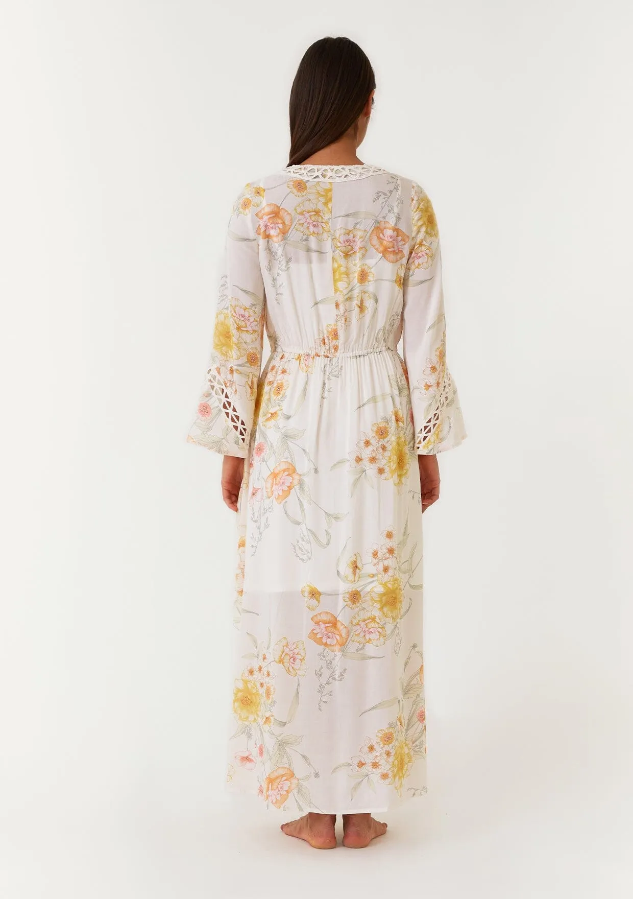 Elise Bell Sleeve Maxi Dress