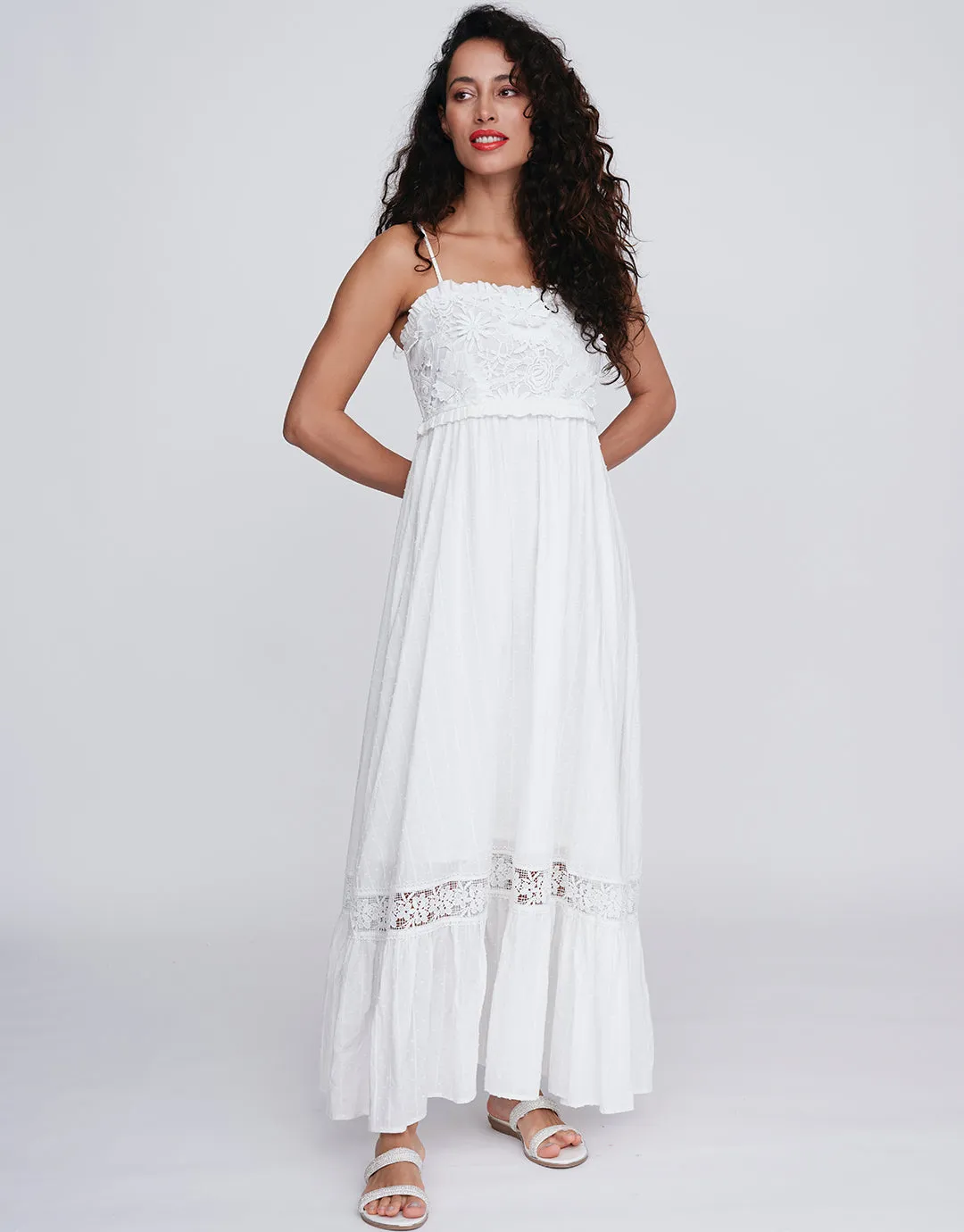 Emiliana Maxi Dress - White