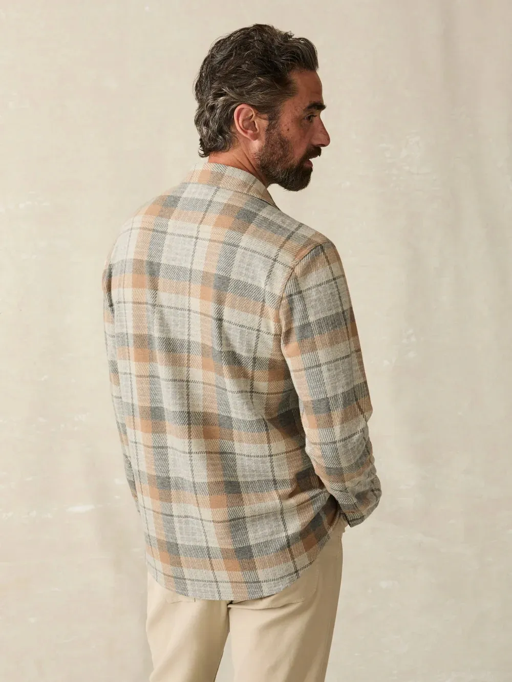 Faherty Legend Sweater Shirt - Western Outpost Plaid