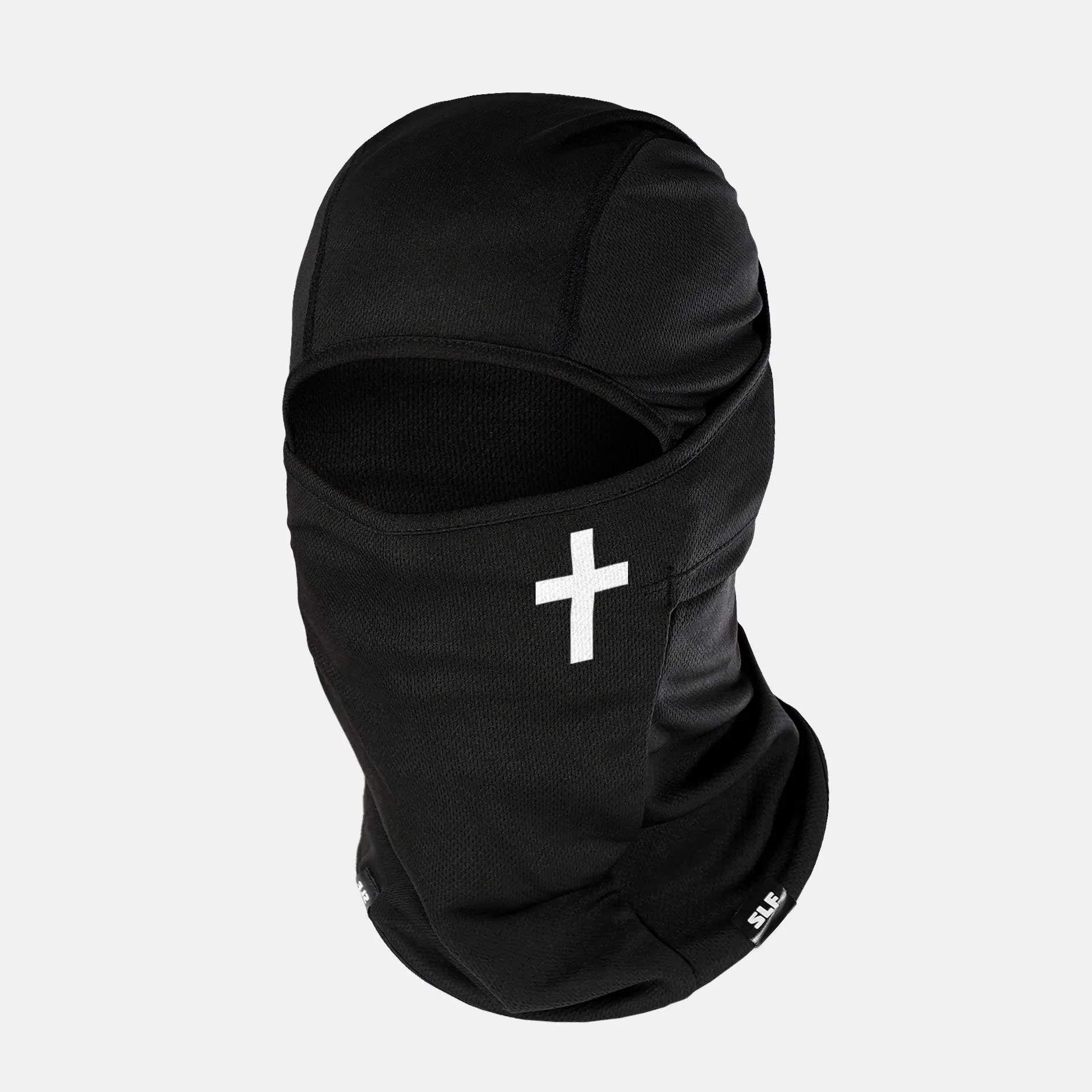 Faith Cross Black Loose-fitting Shiesty Mask