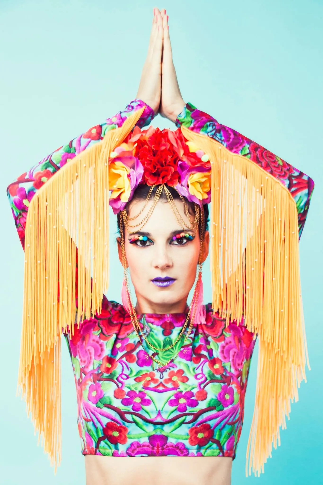 Folklorico Fringed Crop Top