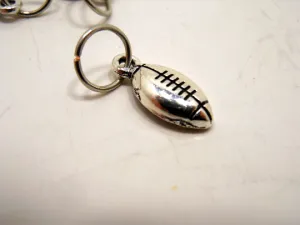 Footballs: Set of 6 Stitch Markers