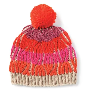 Free Brioche Cables Hat Pattern