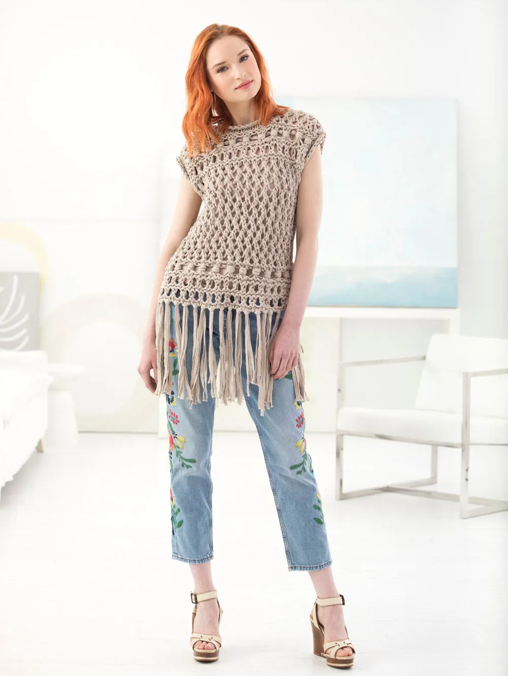 Freya Openwork Top (Knit)