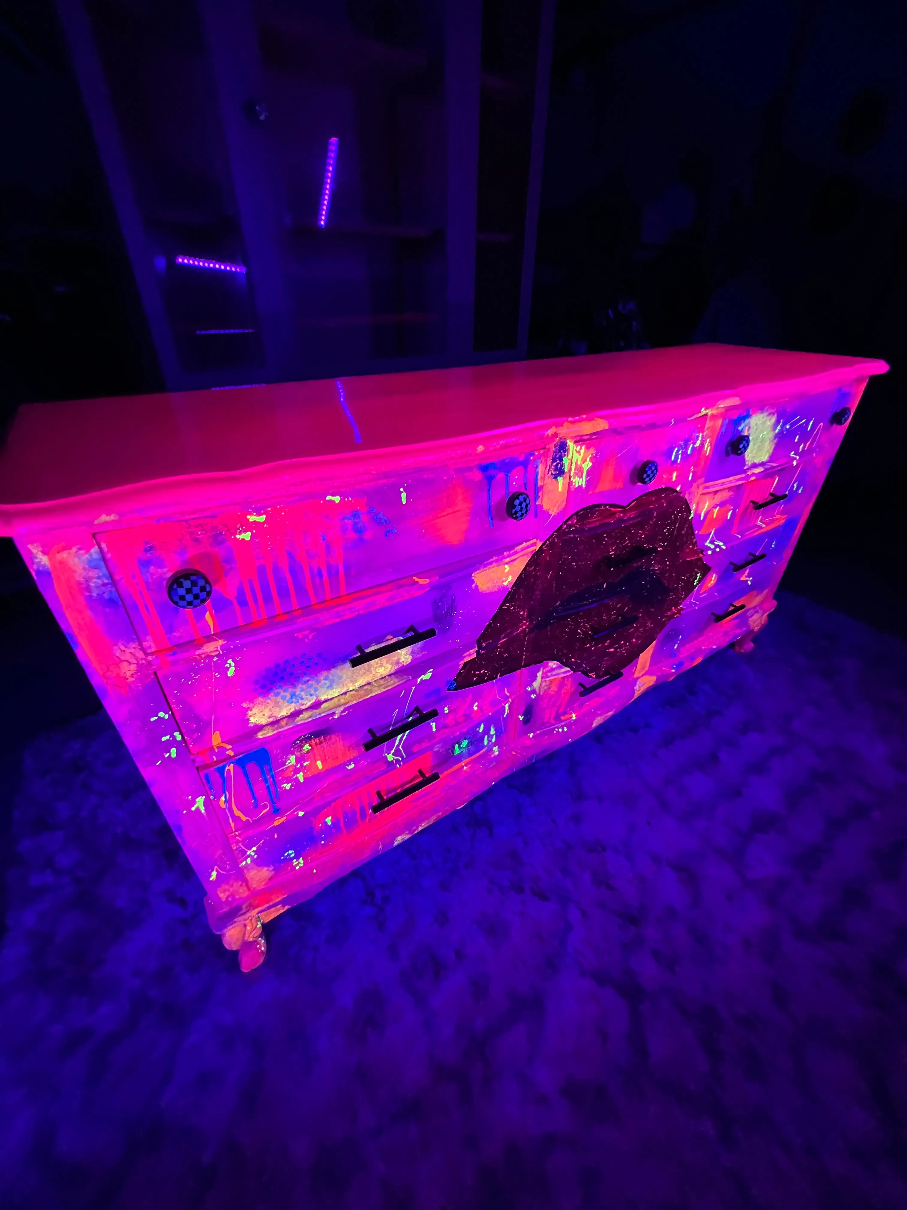 Funky Neon 80s Dresser