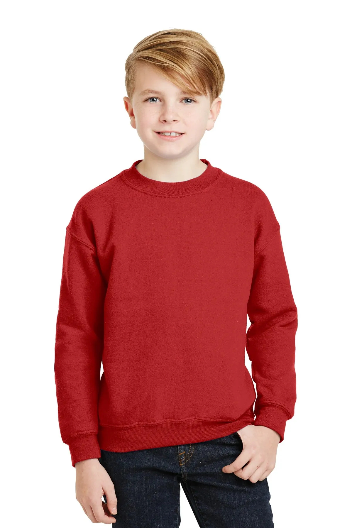 Gildan® - Youth Heavy Blend™ Crewneck Sweatshirt.  18000B