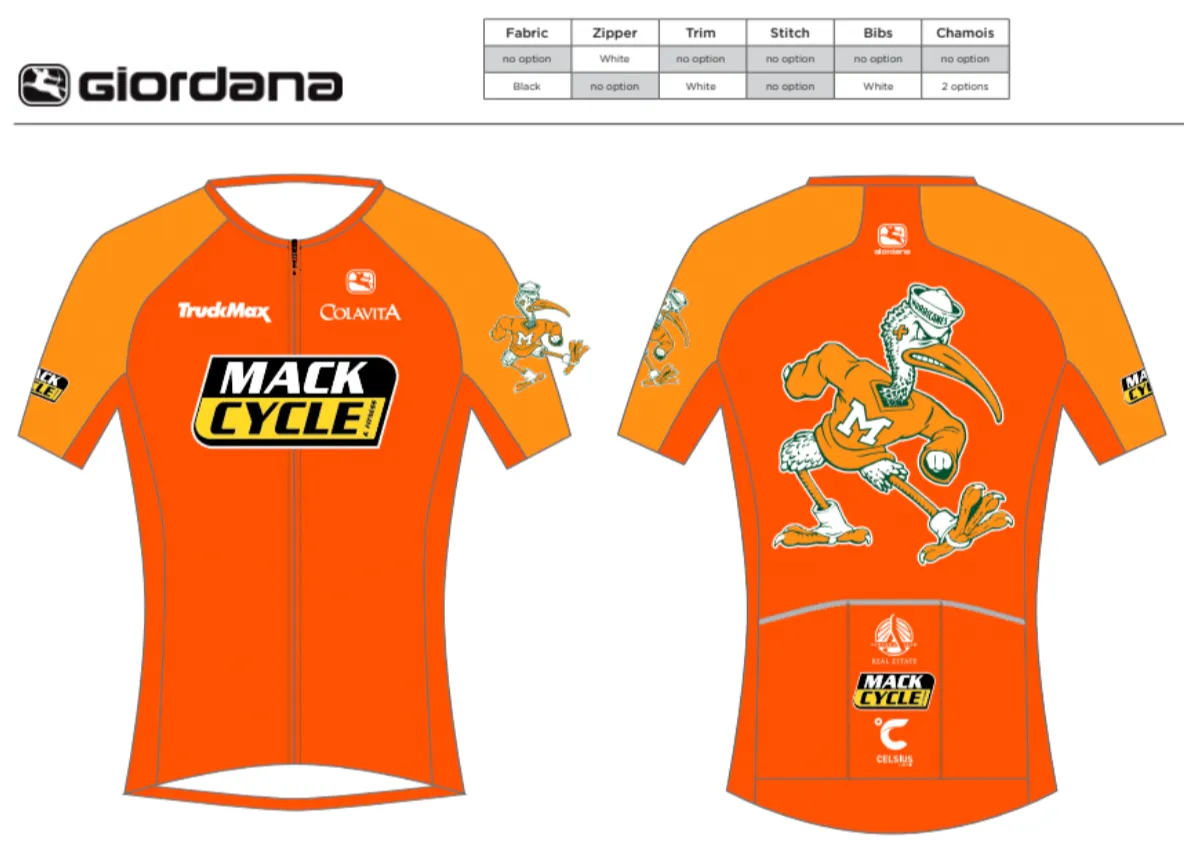 Giordana Vero Pro Lyte Neon Orange Jersey