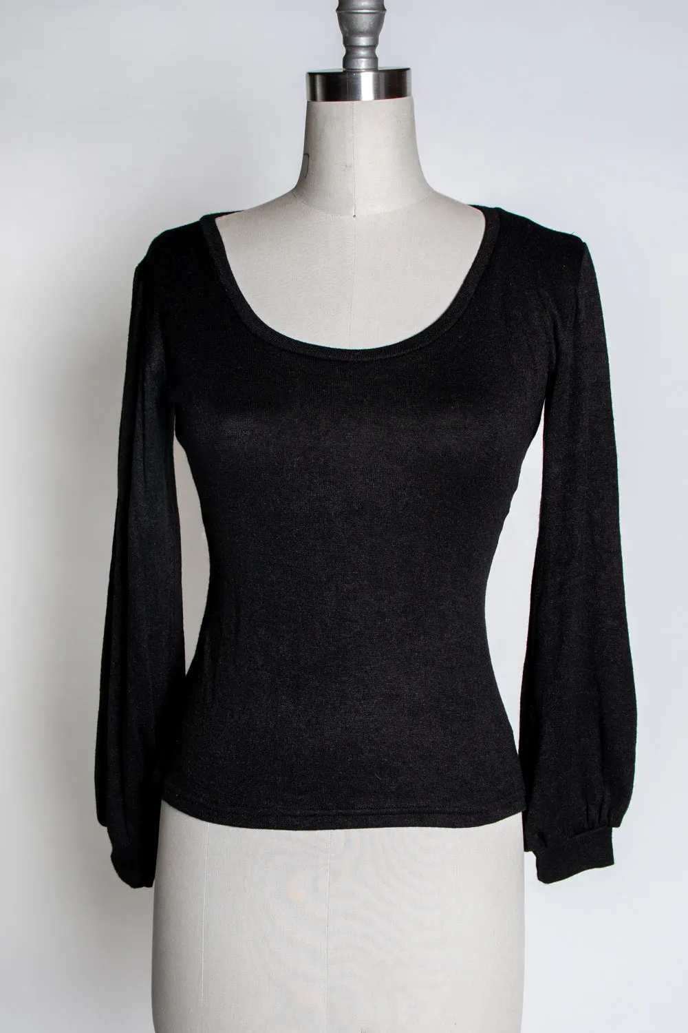 Grace Top - Softie Knit, Noir