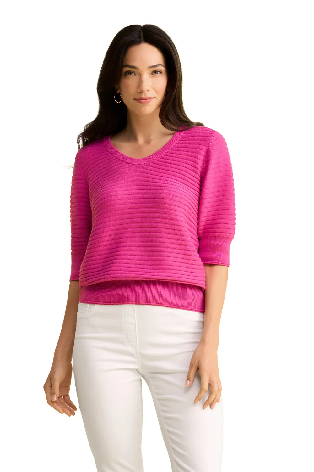 Half Sleeve Knit Top