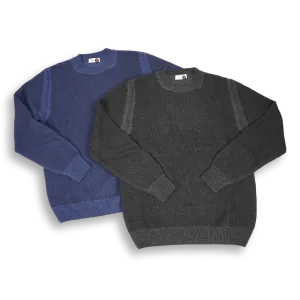 Heritage Virgin Wool and Shetland Wool Blend Crewneck Sweater