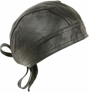 HIGHWAY LEATHER Head Wrap, Skull Cap, Biker Cap, Du-Rag Motorcycle SKU # HL80267