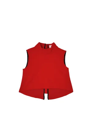 Hostess Top - Scarlet Knit