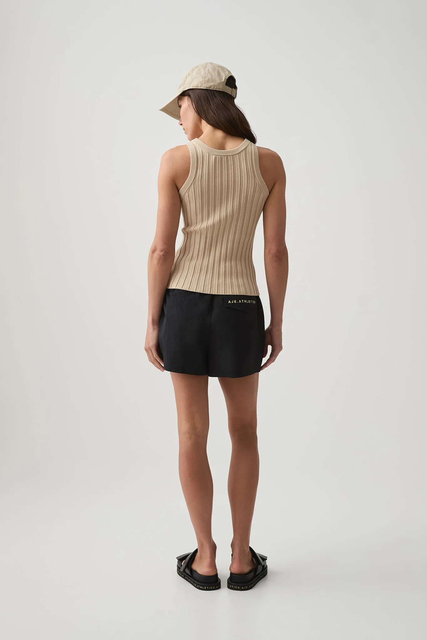 Hydra Logo Knit Ribbed Top