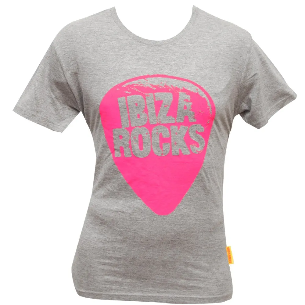 Ibiza Rocks Grey Plectrum T-Shirt with Drawstring Bag