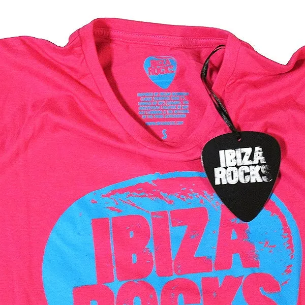 Ibiza Rocks Pink Plectrum T-Shirt with Drawstring Bag