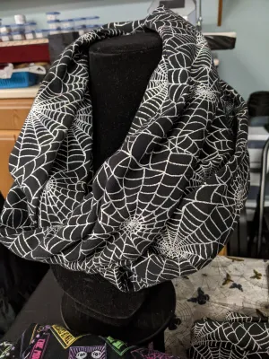 Infinity Scarf - Sparkly Webs