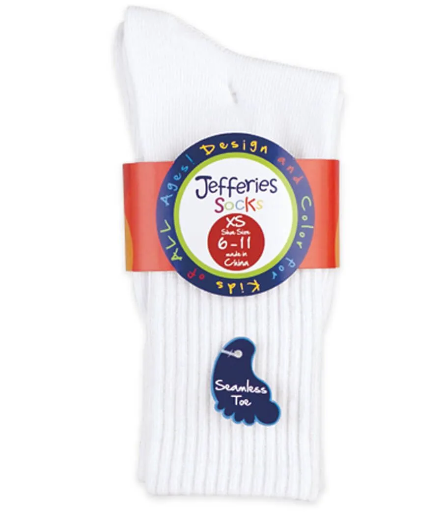 Jefferies Socks Smooth Toe Sport Crew Non-Cushion Socks