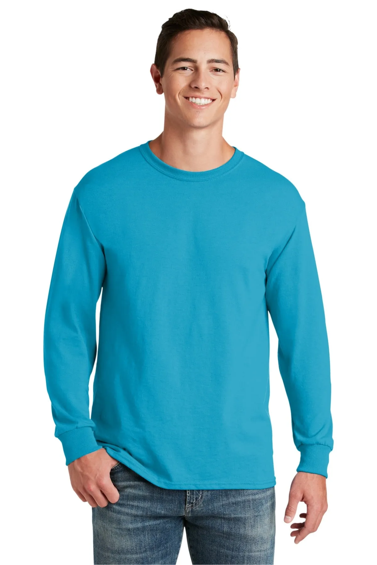 JERZEES® - Dri-Power® 50/50 Cotton/Poly Long Sleeve T-Shirt.  29LS