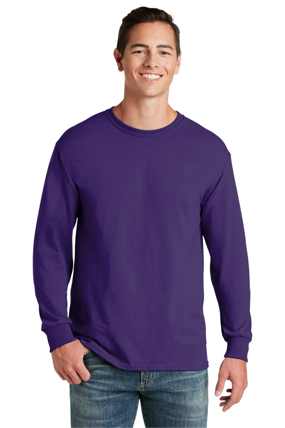 JERZEES® - Dri-Power® 50/50 Cotton/Poly Long Sleeve T-Shirt.  29LS