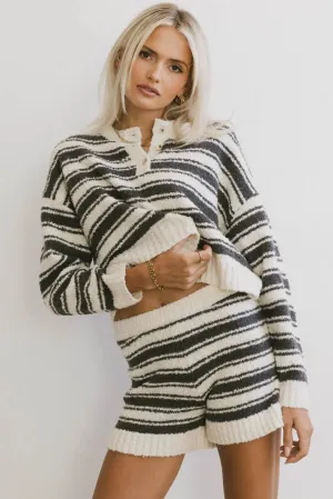 Kamryn Striped Knit Top