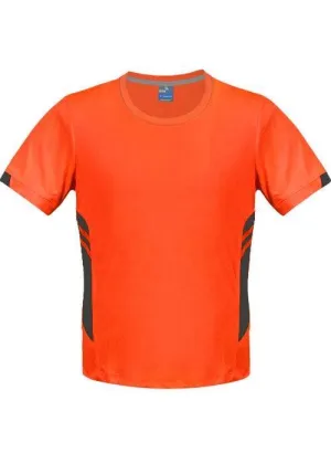 Kids Tasman Tee Neon Orange/Slate