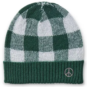 Kip&Co: Pine Tartan Knitted Beanie Small Adult