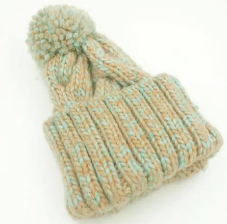 Knitted PomPom Beanie