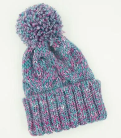 Knitted PomPom Beanie