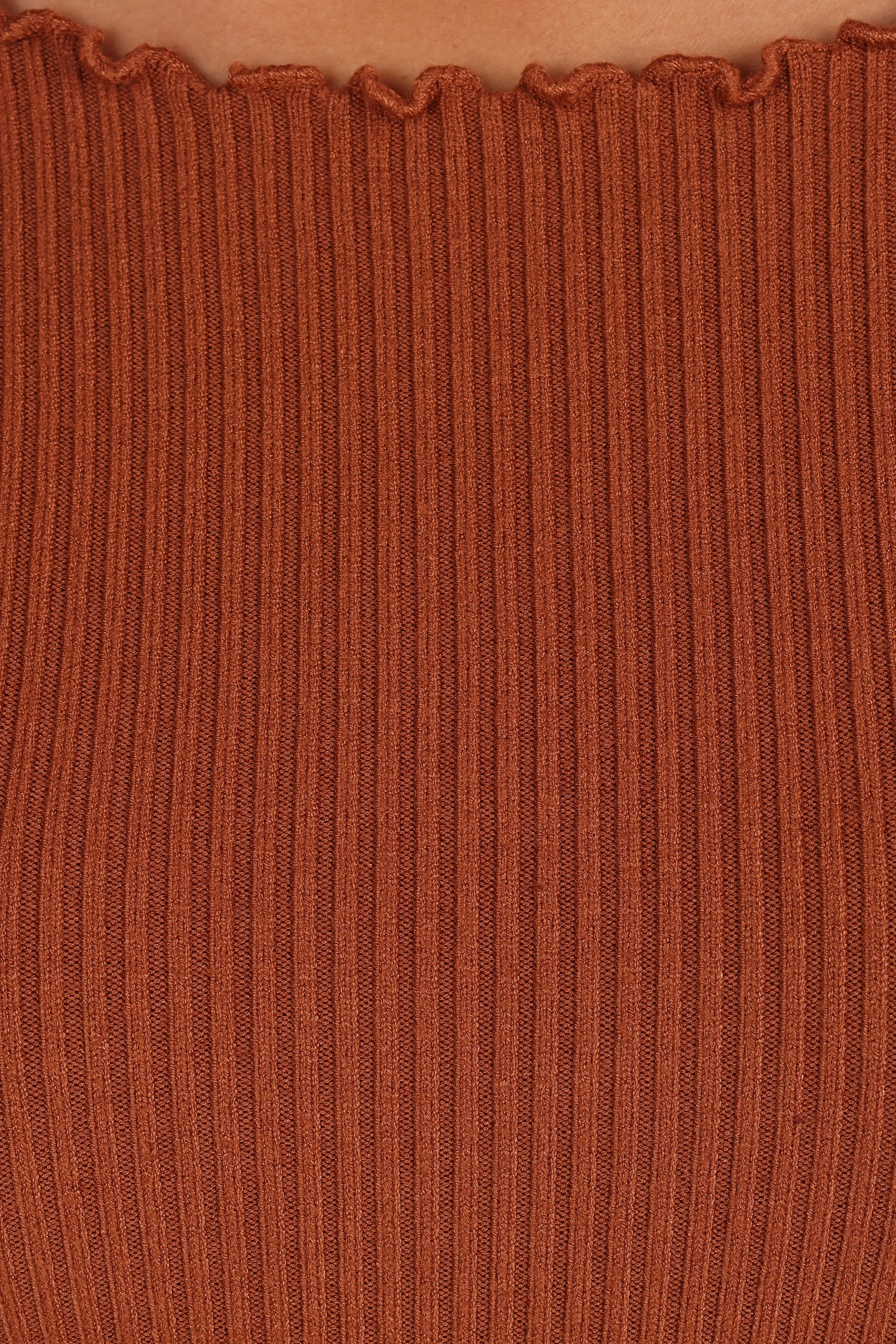 Kya Knit Top - Rust