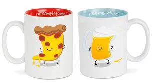 Late Night Beer 'n Pizza Mug Set