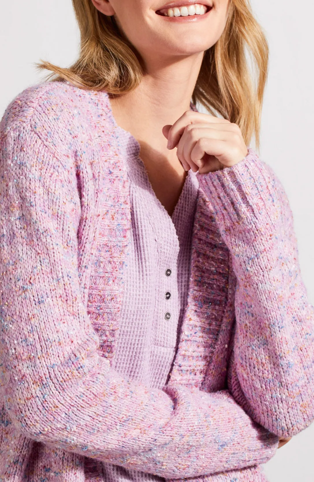 Lavender Blush Sweater Cardigan