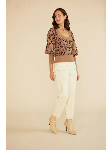 Leopard Luca Knit Top