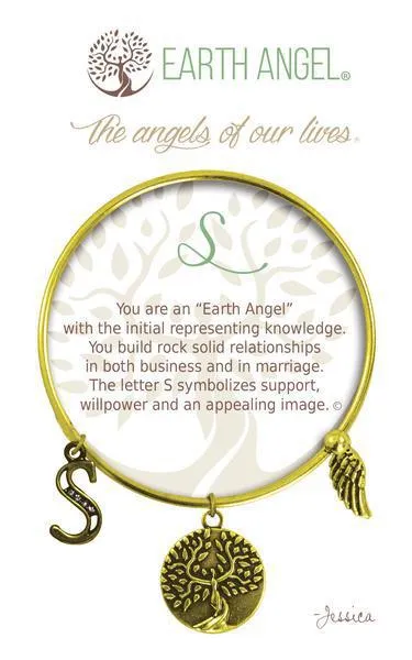 Letter S Earth Angel Bracelet