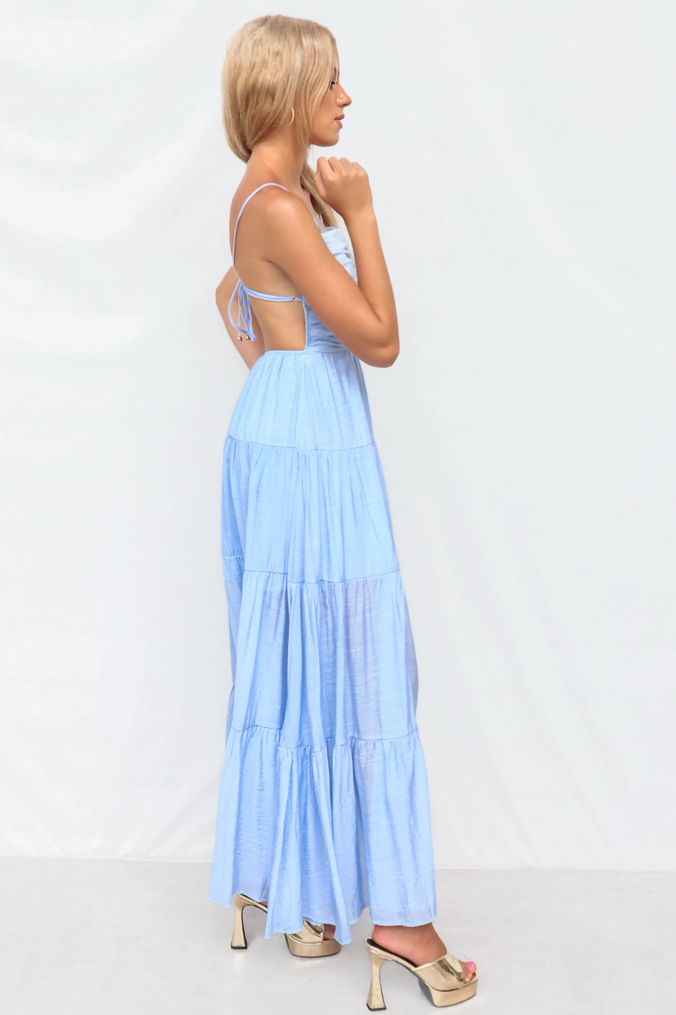 Lillian Maxi Dress - Blue