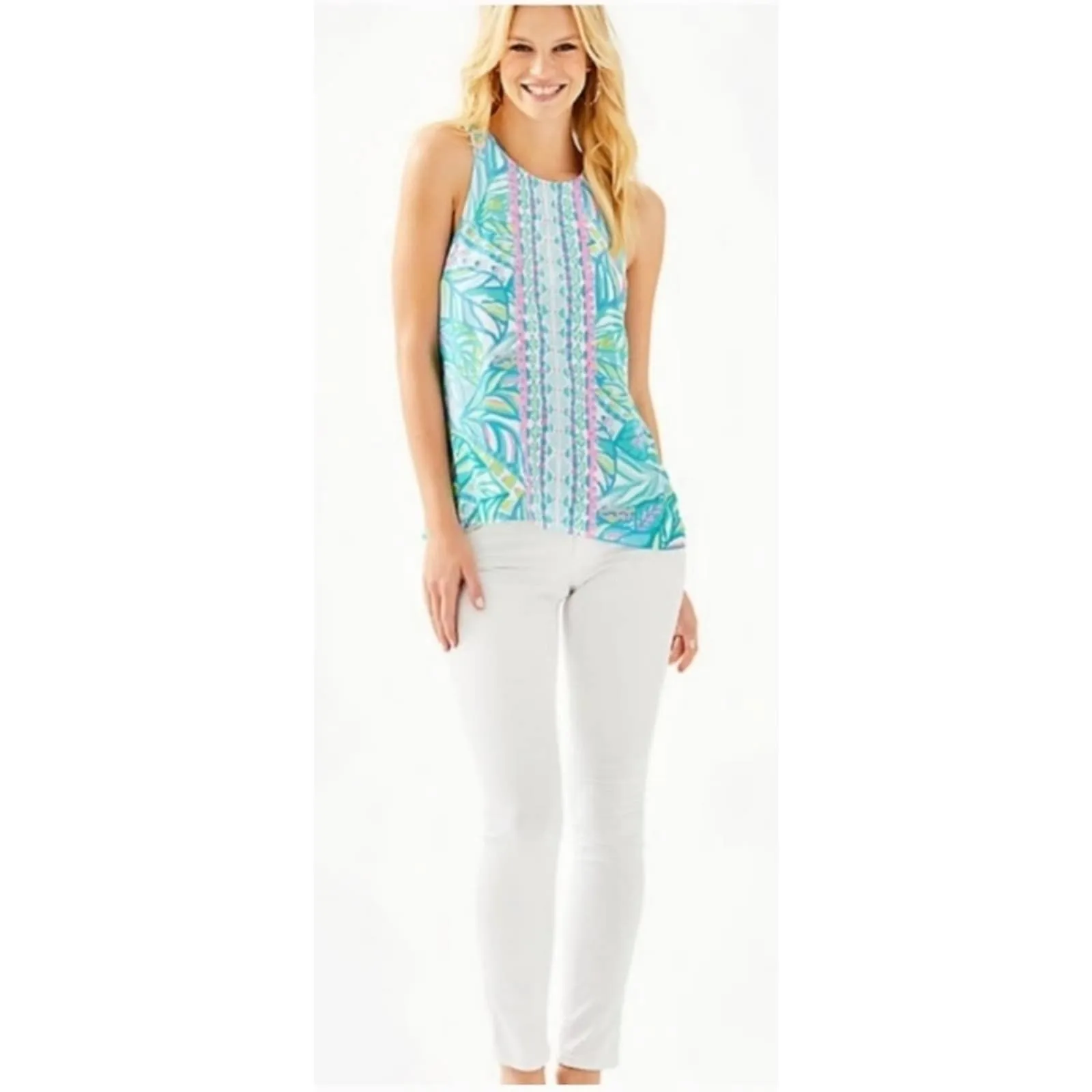 Lilly Pulitzer Lyle Top in Multi Maraca My World