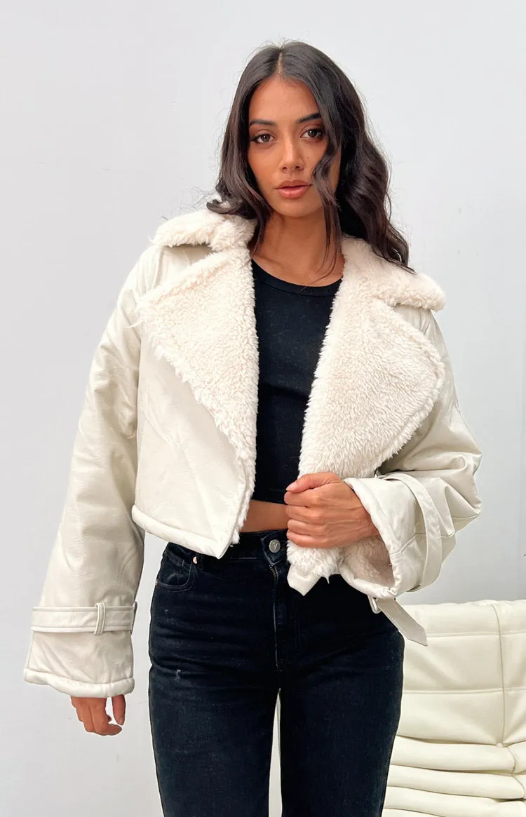 Lioness Off Duty Cream Jacket