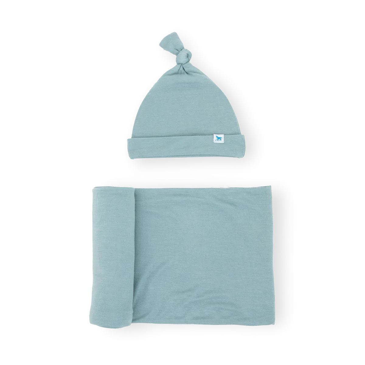 Little Unicorn Stretch Knit Hat & Swaddle Set