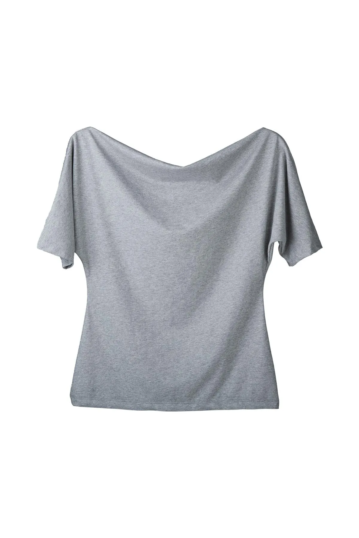 LOREN TOP GREY MARLE